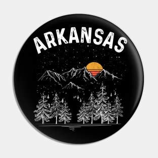 Vintage Retro Arkansas State Pin