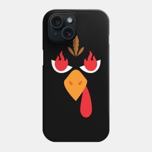 Turkey Face angry thanksgiving fall season cute matching friend costume inspiration Phone Case