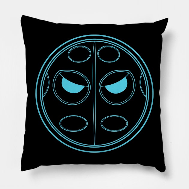 Go Robo Now Sunder Crux Headshot Pillow by GoRoboNow