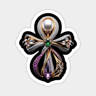 Gemstone Majesty Ankh Magnet