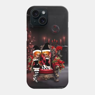 Cute little dark elves. Phone Case