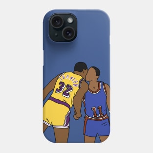 Magic Johnson And Isiah Thomas Phone Case