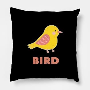 Funny Bird For Gift Pillow