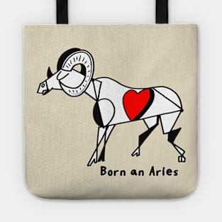 Born an Aries by Pollux Tote