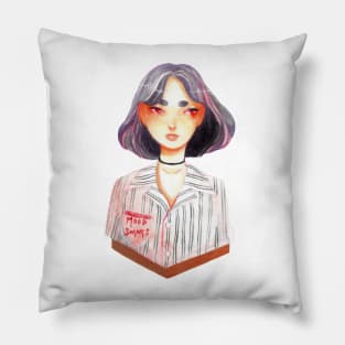 Mood Swings Girl Pillow