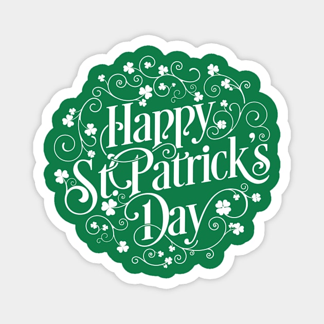 Happy saint Patrick’s day Magnet by WordFandom