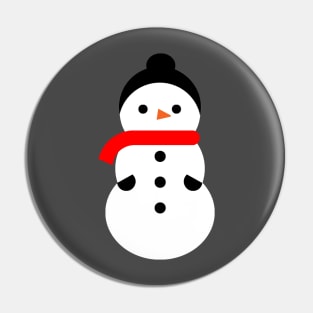 Snowman - skandi style Pin