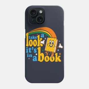 Take A Look It's In A Book Retro Phone Case