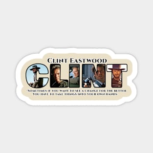 Clint Eastwood,  Dirty Harry star  famous actor , Magnet