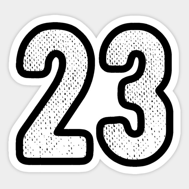 Number 23 Team Sports Twenty Three 23 Hockey Lacrosse