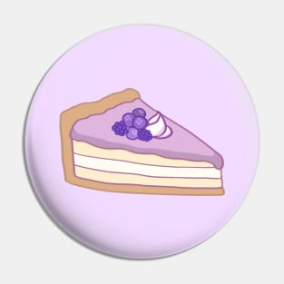 Blueberry cheese cake cartoon Pin