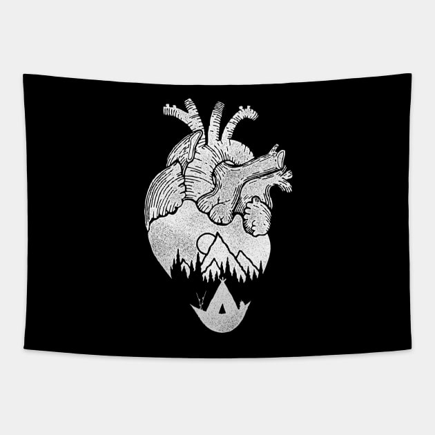 Heart of Wanderer Tapestry by sket_chy