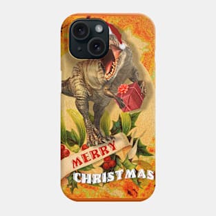 Merry Jurassic Christmas 3 Phone Case