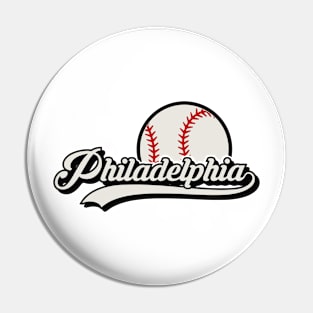 Philadelphia baseball vintage retro Pin