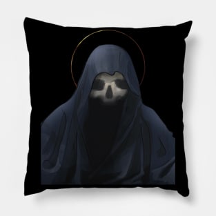 Hooded Skull Figure | Angel of Death | Grim Reaper Pillow