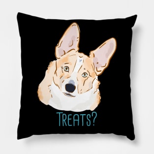 Treats? Corgi Pillow