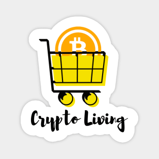 Crypto Living Bitcoin Design 1 Magnet