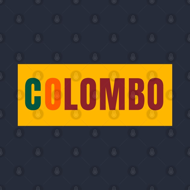 Colombo City in Sri Lankan Flag Colors by aybe7elf