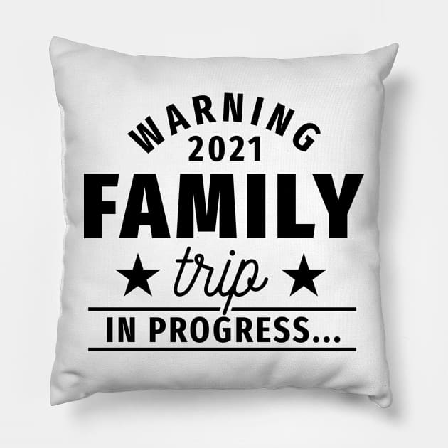 family beach vacation Pillow by FUNNY LIFE