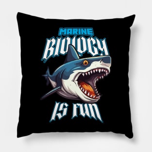 Marine Biology Is Fun Pillow