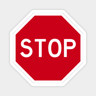 STOP traffic SIGN Magnet