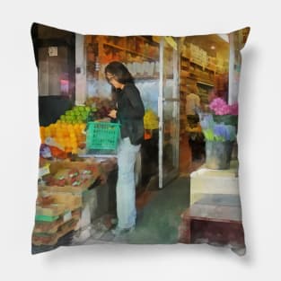 Hoboken NJ - Buying Fresh Fruit Pillow