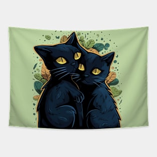 black cats Tapestry