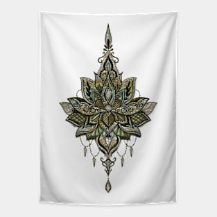 Beautiful and Mysterious Lotus Flowers. Tapestry