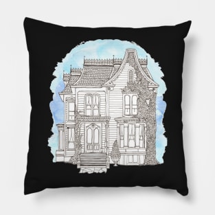 Victorian House Pillow