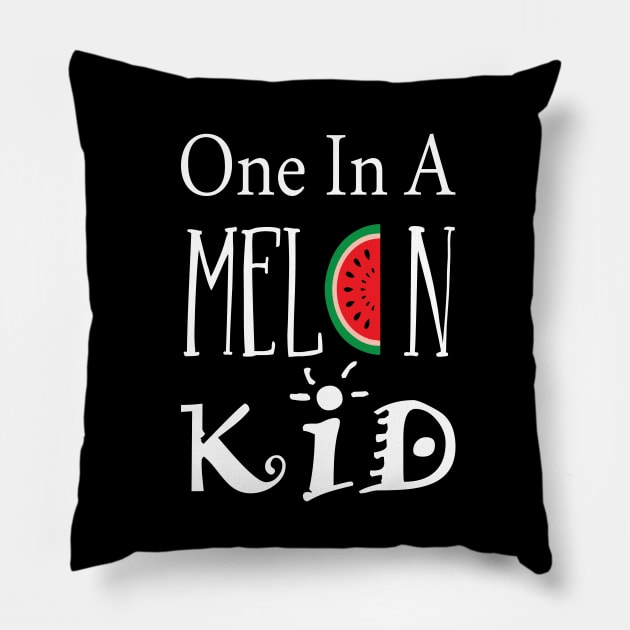One in a melon kid Pillow by TheWarehouse