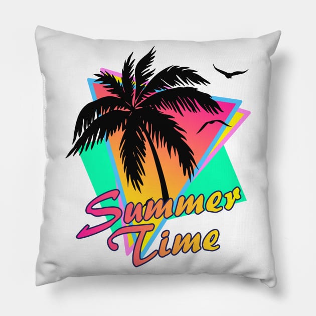 Summer Time Pillow by Nerd_art