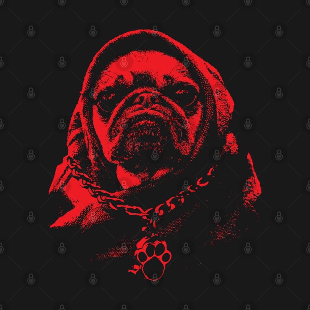 Gangsta Pug Thug (red) by Elvdant