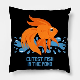 Cutest Fish in the Pond Pillow