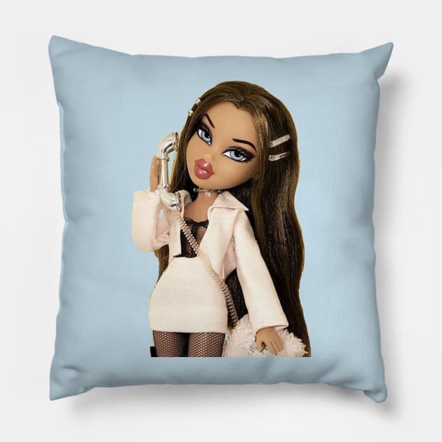 bratz vibe Pillow by ematzzz