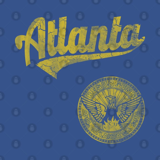 Retro Sporty Atlanta Georgia by E