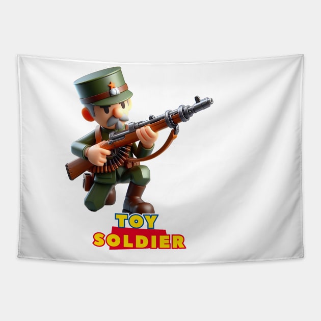 Toy Soldier Tapestry by Rawlifegraphic