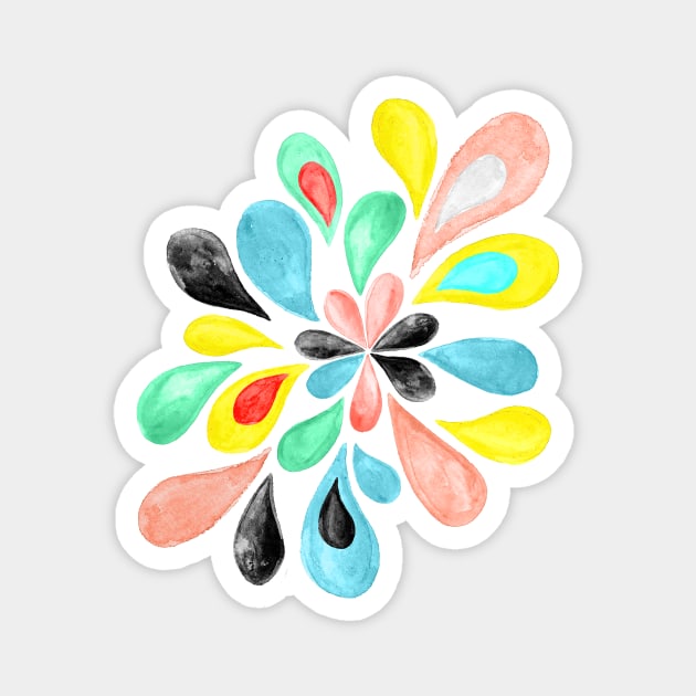 Paisley Paint Magnet by PerrinLeFeuvre