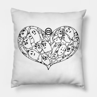 Heart of Ghosts Pillow