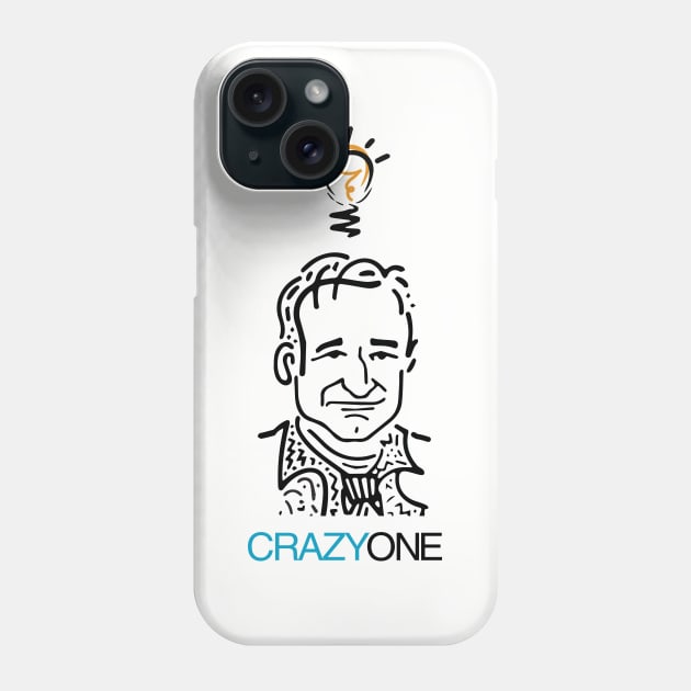 CRAZY ONE Phone Case by Hou-tee-ni Designs