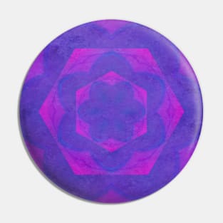 Hot pink and purple kaleidoscope with texture Pin