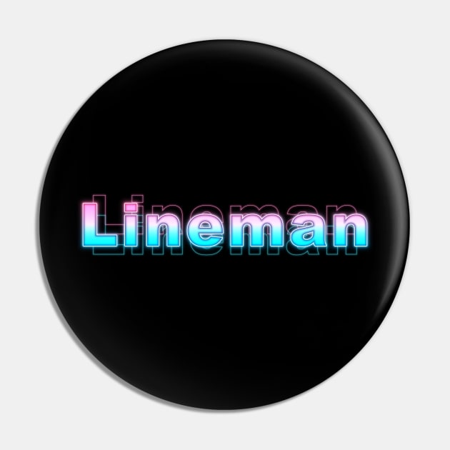 Lineman Pin by Sanzida Design