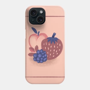 Red-ish fruits and Summer Phone Case