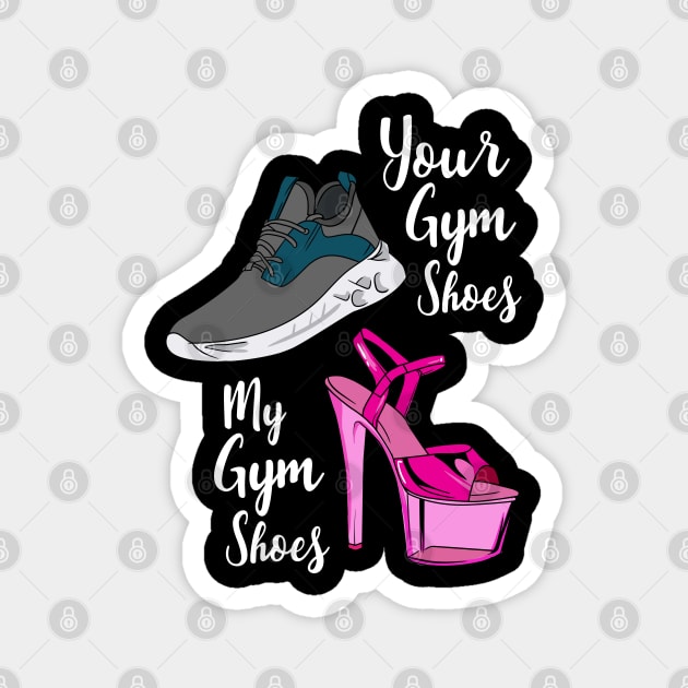 My Gym Shoes Magnet by maxdax