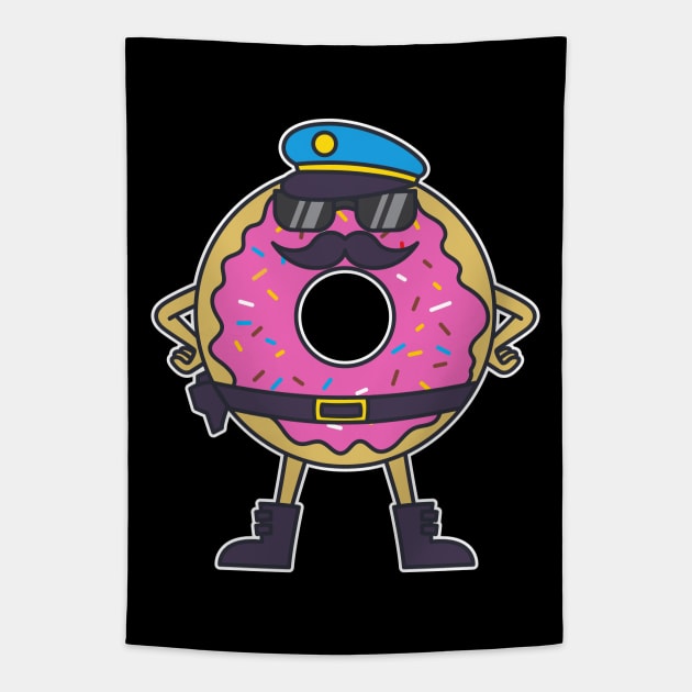 Donut Police Tapestry by rudypagnel