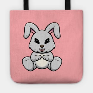 Cute Rabbit Smiling Tote