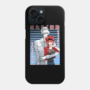 Classic Photo White & Red Blood Cell Comedy Japanese Anime Phone Case