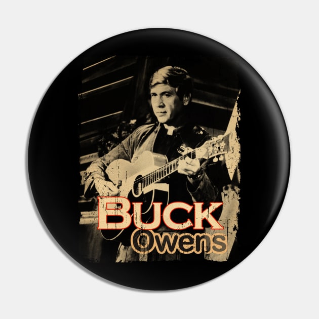 The Buck OwensArtdrawing Pin by freshtext Apparel10