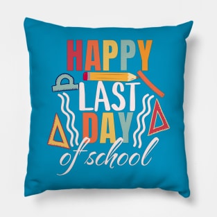 happy last day of school 2023 for kids Pillow