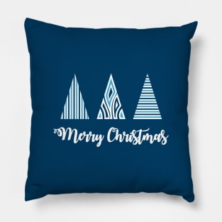 Three Christmas trees No01 Pillow