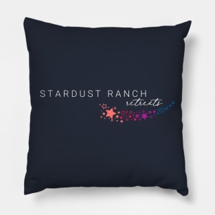 Stardust Ranch Retreats rainbow logo Pillow